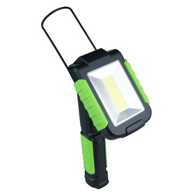 Latarka LED przenośna COB 250lm 3xAAA Magnes+hak ruchoma główka bateryjna 3xAAA DPM