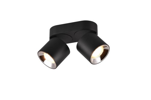 Guayana lampa sufitowa (spot) 2xGU10 czarna 651000232