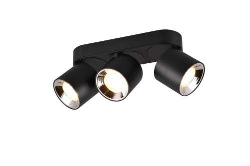 Guayana lampa sufitowa (spot) 3xGU10 czarna 651000332