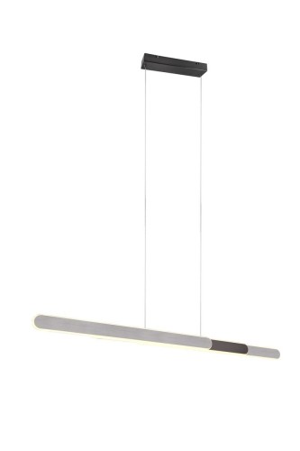 Helios lampa wisząca 1xLED/48W czarna/aluminium 343310305