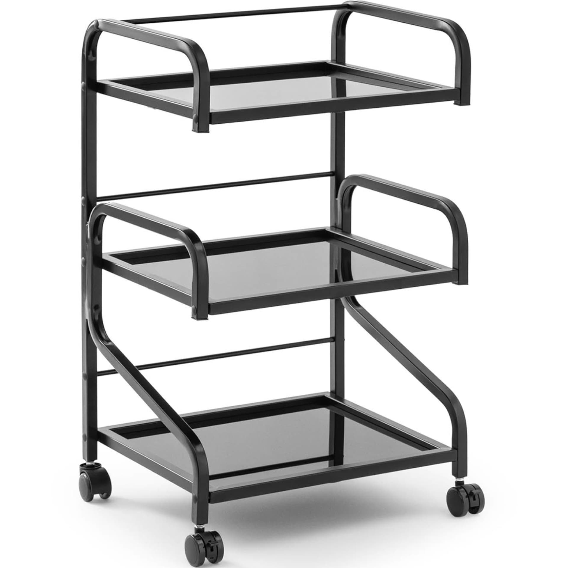 physa Pomocnik kosmetyczny - 3 szklane półki - 0 x 0 x 0 cm - czarny PHYSA CT-18