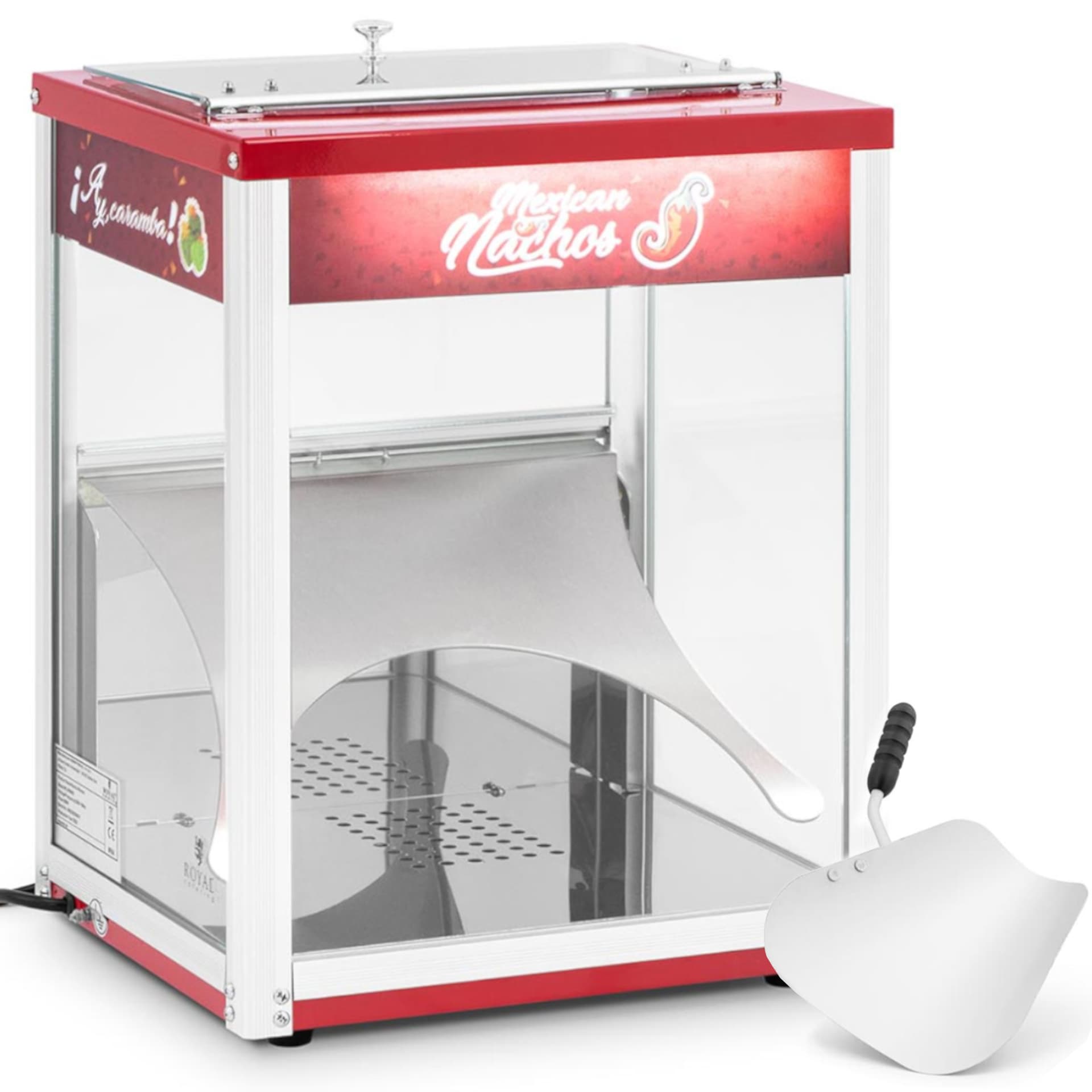 Podgrzewacz do nachos - 45 l - oświetlenie LED - Royal Catering RC-PWW01