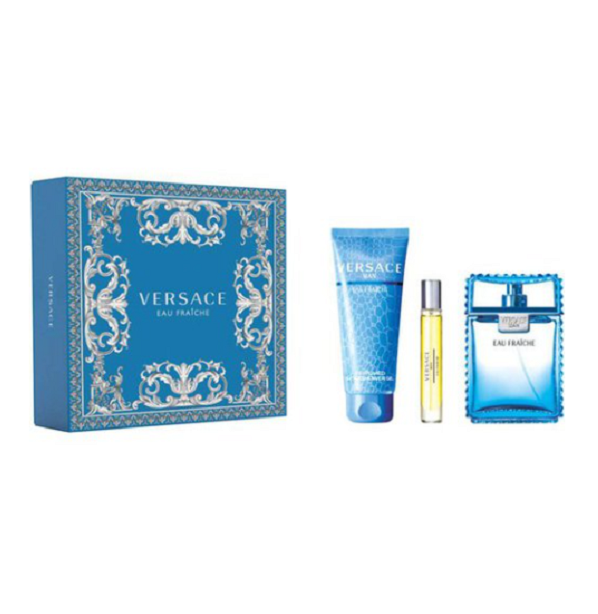 VERSACE Man Eau Fraiche EDT 100ml + EDT 10ml + SHOWER GEL 150ml