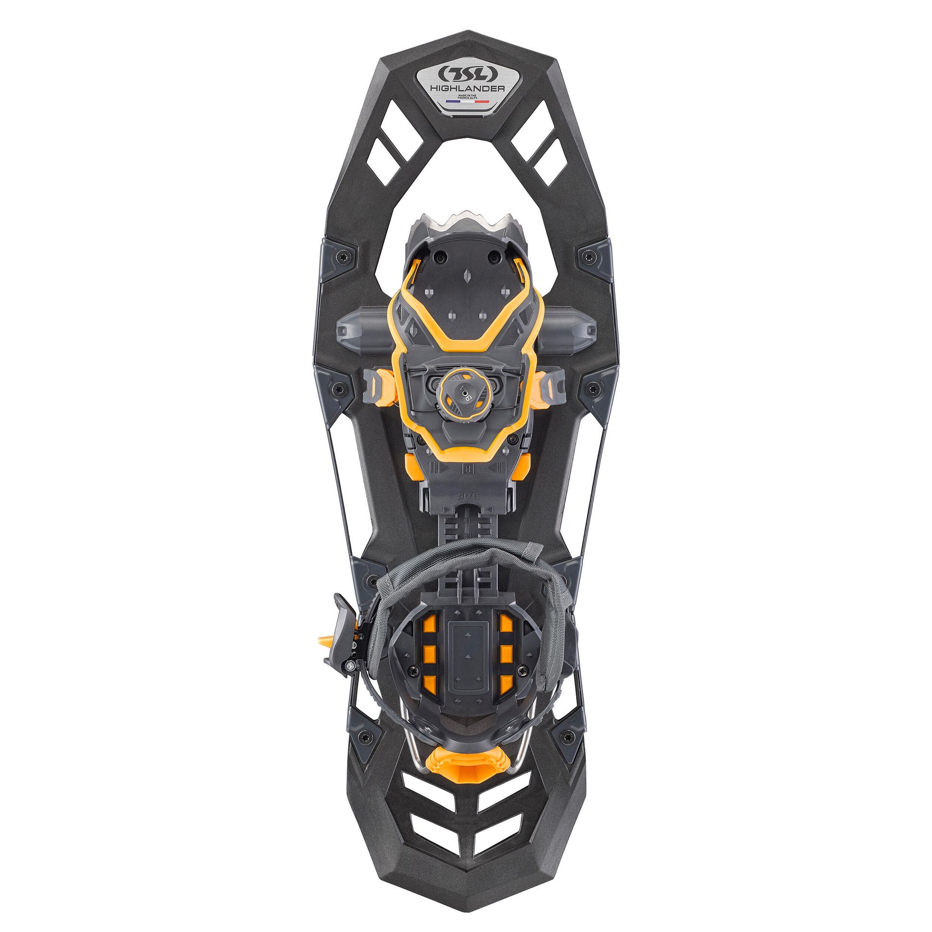 TSL Outdoor Highlander Adjust Rakiety śnieżne, czarny/szary M | EU 39-47 2021 Rakiety śnieżne PFRHM1901