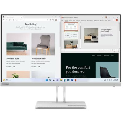 Monitor Lenovo L27e-40 (67ACKAC4EU) Szary