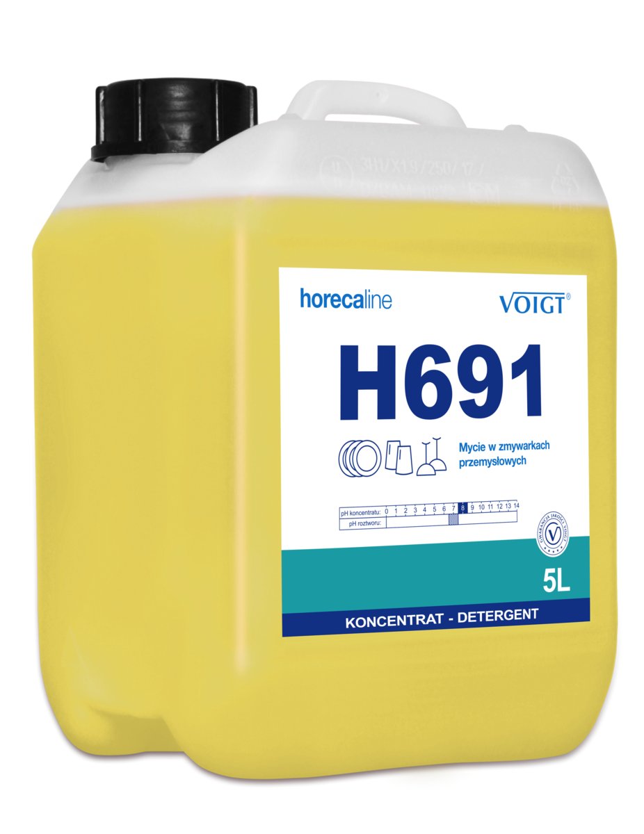 Voigt H691 - Płyn do mycia w zmywarkach przemysłowych, op. 5 L