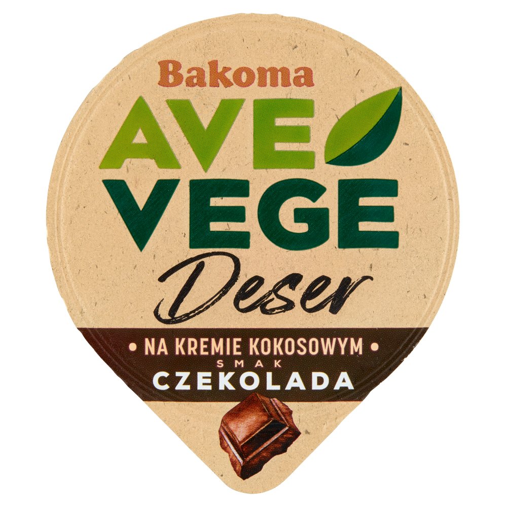 Bakoma Ave Vege Deser Na Kremie Kokosowym Smak Czekolada 150 G