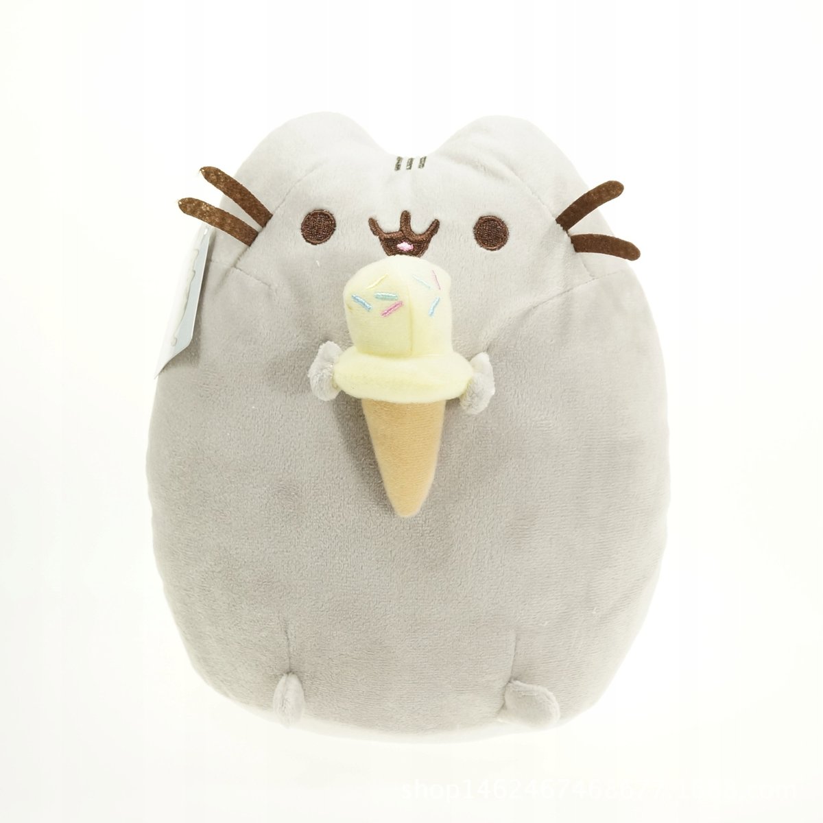 MASKOTKA PLUSZOWA PLUSZAK KOTEK KOT PUSHEEN PUSZEN LODY Z LODAMI 15 CM