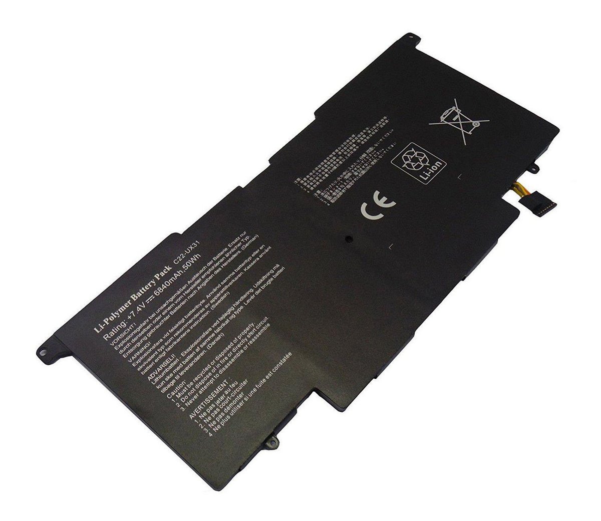microbattery 7.4V/6840mAh 50Wh Black