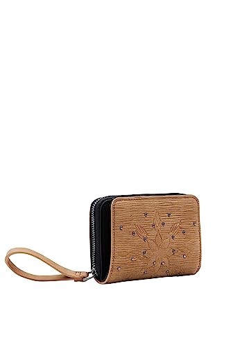 Desigual Women's Mone_Aquiles Maya Bi-Fold Wallet, brązowy, 1, brązowy, 1