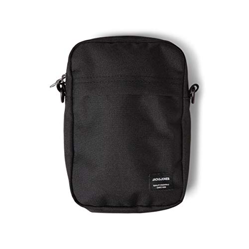 Jack & Jones męska torba na ramię JACJAMIE SMALL SLINGBAG, czarna, czarny, jeden rozmiar