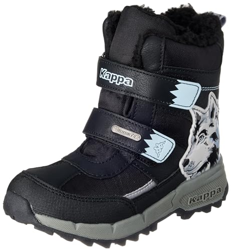 Kappa Deutschland Unisex Kinder Style: 261044k Claw Ii Tex K Boys śniegowce, Black Ice, 28 EU