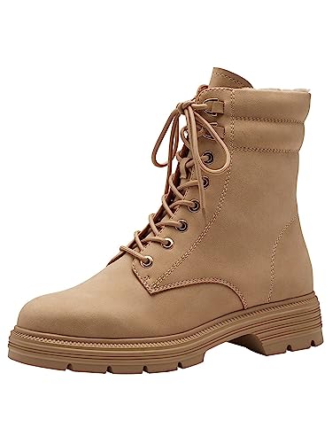 Tamaris Damskie botki 1-1-26299-41, Sand, 38 EU