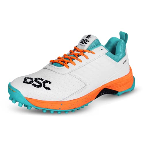 DSC Unisex Dsc-jaffa22-shoes-whtorng-uk 10 buty piłkarskie, białe/pomarańczowe, inne, biało-pomarańczowy, Others