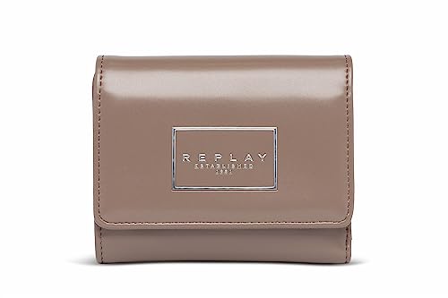 Replay Damski portfel Fw5326 z akcesoriami podróżnymi, 081 Pale Grey Brown, L 12,5 X H 10 X D 2 CM