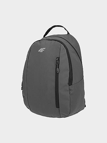 4F Backpack U191, Plecak Unisex Dorosły, Dark Grey, Pojedynczy, Dark Grey, Talla única