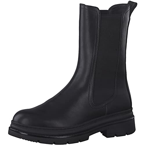 Tamaris Damskie sztyblety 1-1-25452-25, czarny, 36 EU