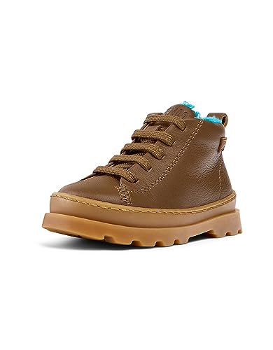 Camper Brutus First Walkers, Botki Unisex-Bimbi 0-24, M Brązowy, 21 EU