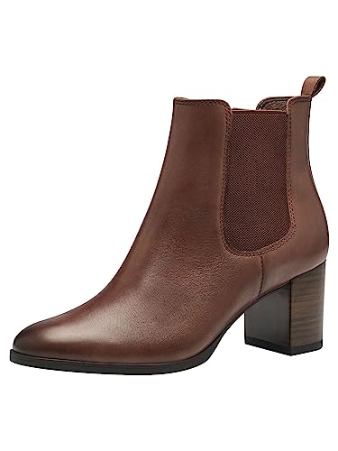Tamaris Damskie botki damskie 1-1-25377-41, Koniak, 10 UK