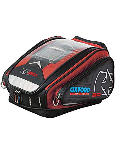 Oxford X30 QR Quick Release Motocykl Tank Bag - 30 litrów - Czerwony