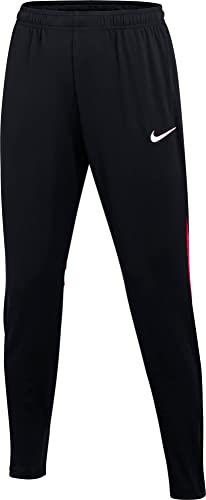 Nike Spodnie damskie W Nk Df Acdpr Pant Kpz, czarne/jasne crimson/białe, DH9273-013, XS