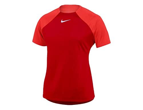 Nike Damska koszulka z krótkim rękawem Nk Df Acdpr Ss Top K, University Red/Bright Crimson/White, DH9242-657, XS