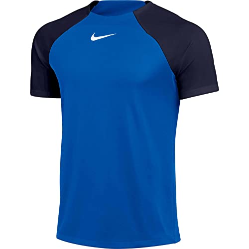 Nike Mens Short Sleeve Top M Nk Df Acdpr Ss Top K, Royal Blue/obsydian/White, DH9225-463, S