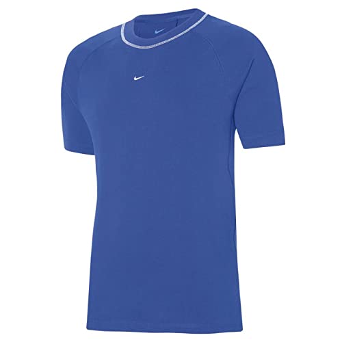 Nike Mens Short Sleeve Top M Nk Strke22 Thicker Ss Top, Royal Blue/White, DH9361-463, M