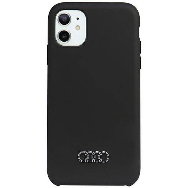 Etui Audi Silicone Case na iPhone 12 / iPhone 12 Pro - czarne AU-LSRIP12P-Q3/D1-BK