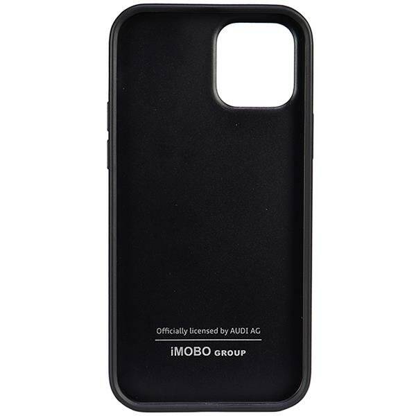 Etui Audi Synthetic Leather na iPhone 12 / iPhone 12 Pro - czarne AU-TPUPCIP12P-TT/D1-BK