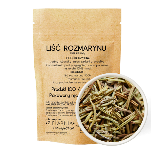 Rozmaryn liść 50g Zielarzpolski