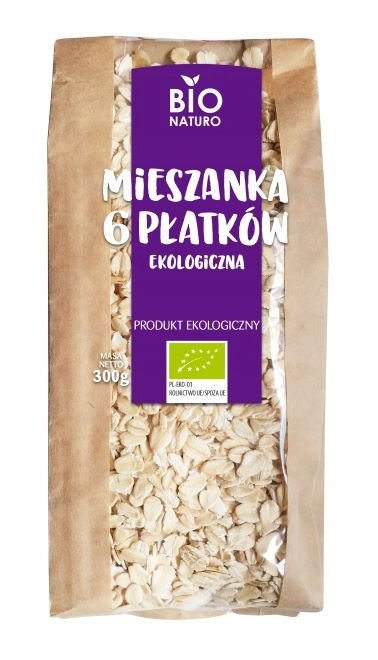 Mieszanka Musli 6 płatków Ekologiczne Bio Naturo