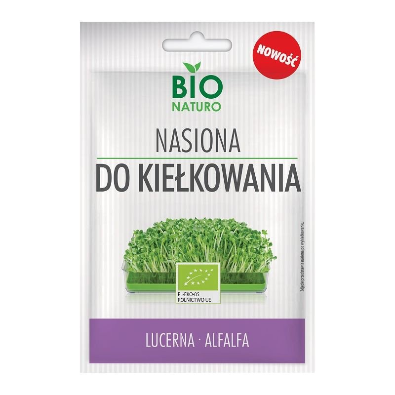 Bio Naturo Nasiona do kiełkowania Lucerna 25 g