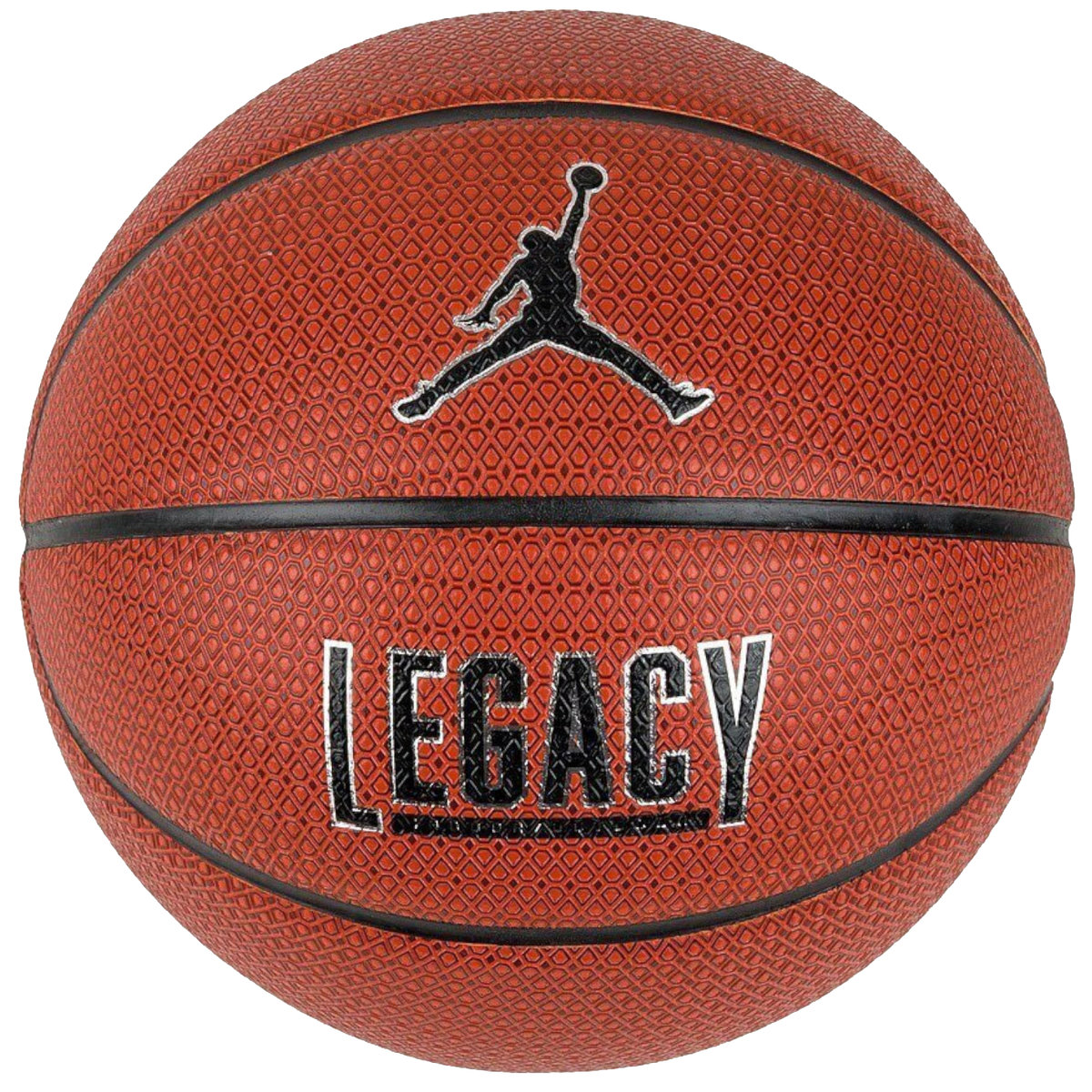 Jordan Legacy 2.0 8P In/Out Ball J1008253-855, unisex, piłki do koszykówki, Pomarańczowe
