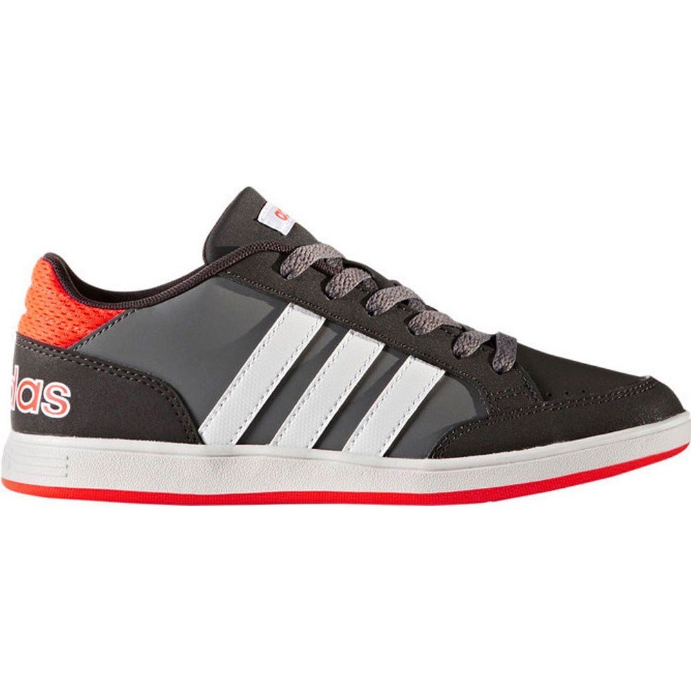 Buty Sportowe Lekkie Wygodne Sneakersy Chłopięce Dziecięce Adidas Hoops K Grey AQ1652 32
