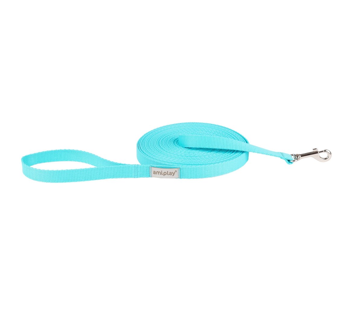 AmiPlay Samba Smycz treningowa 1000cm M turkusowa
