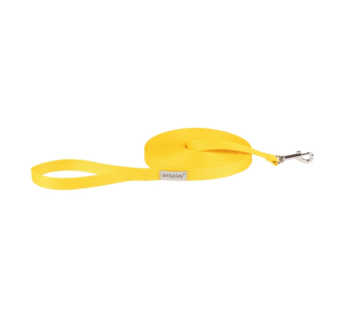 AmiPlay Samba Smycz treningowa 1000cm L żółta