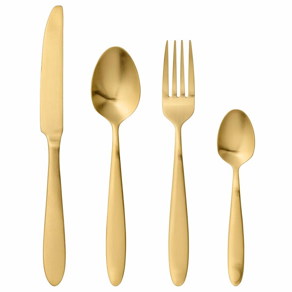 Bloomingville Gold komplet sztućców 4 el. 21150000