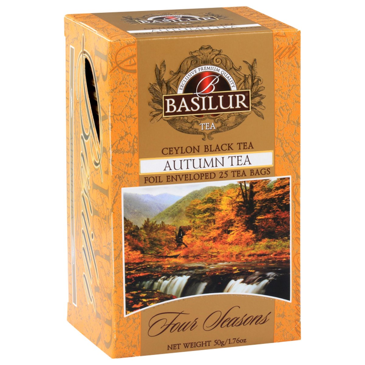 BASILUR Autumn Tea- Cejlońska czarna herbata z dodatkiem klonu, 25x2g x1