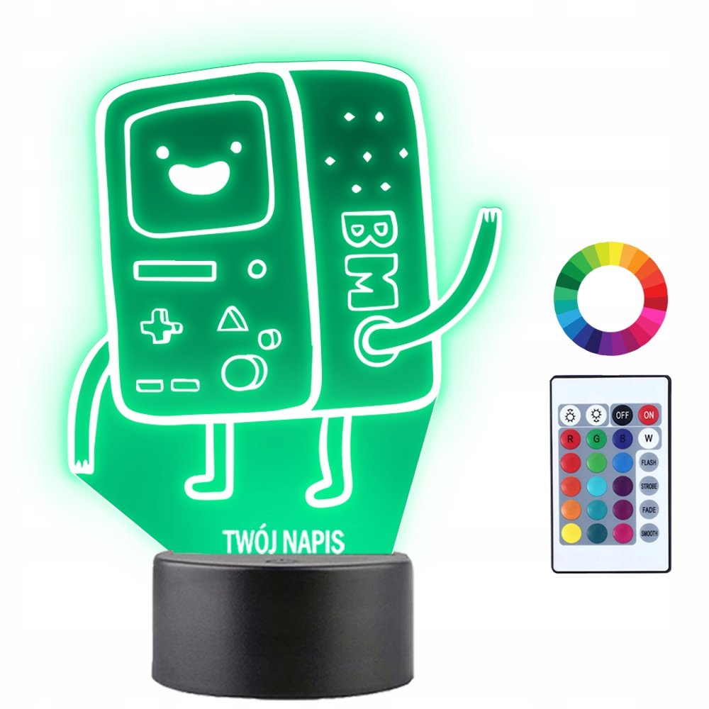 Lampka Nocna 3D Led Bmo Pora Na Przygodę Prezent