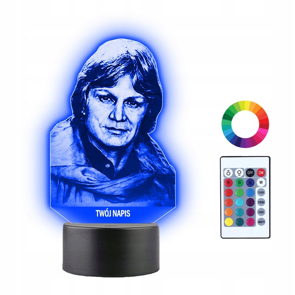Lampka Nocna 3D LED Claude Francois Prezent