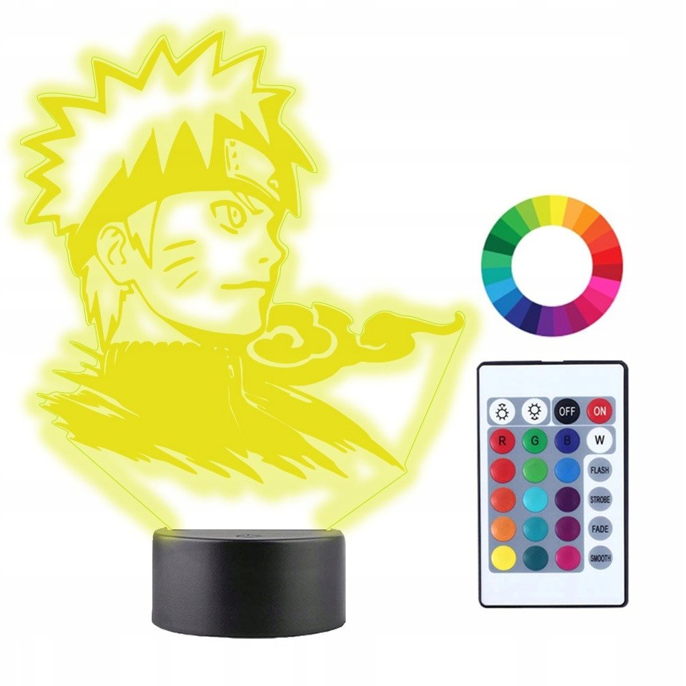 Lampka Nocna 3D Led ANIME NARUTO