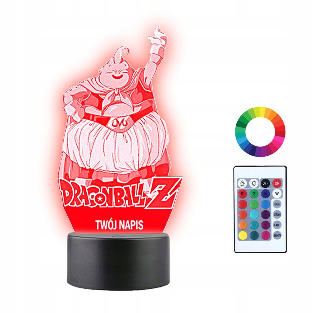 Lampka Nocna 3D Led Dragon Ball Z Anime