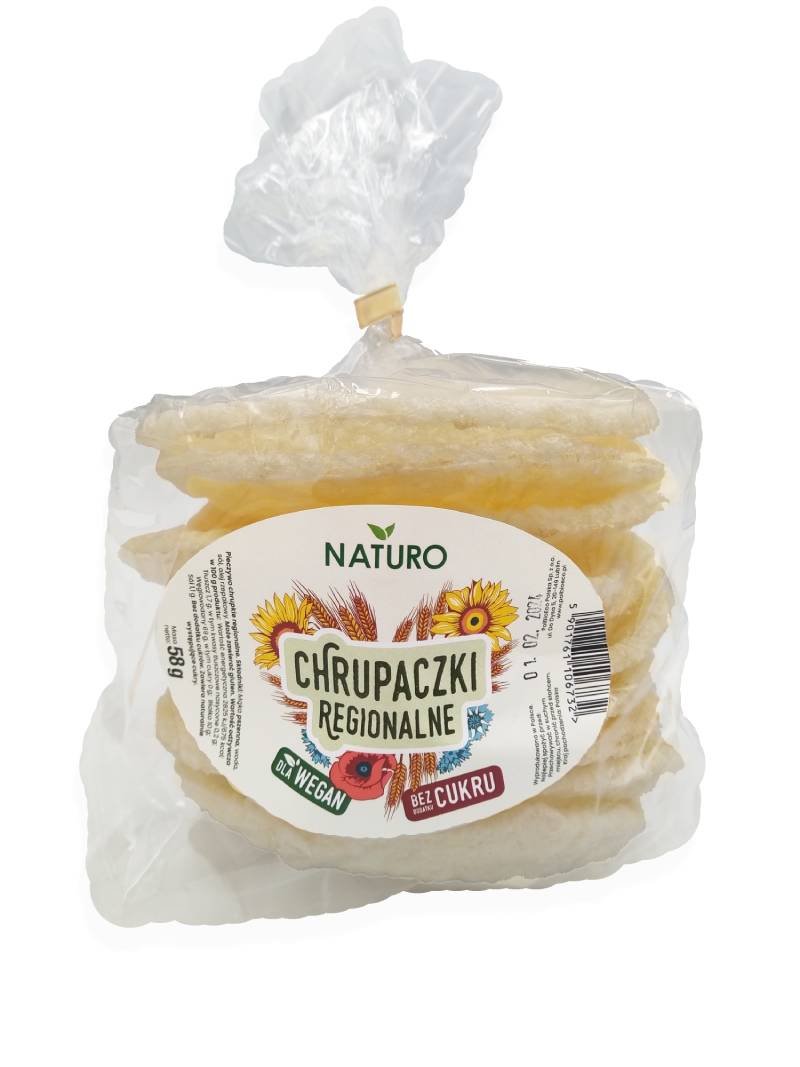 Chrupaczki regionalne bez dodatku cukru 58g