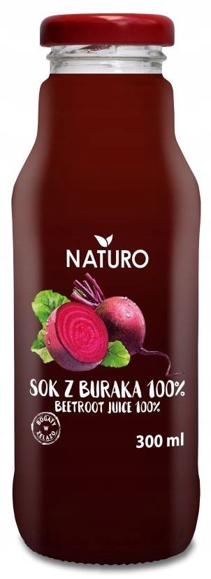 Sok z buraka 100% Naturalny 300 ml