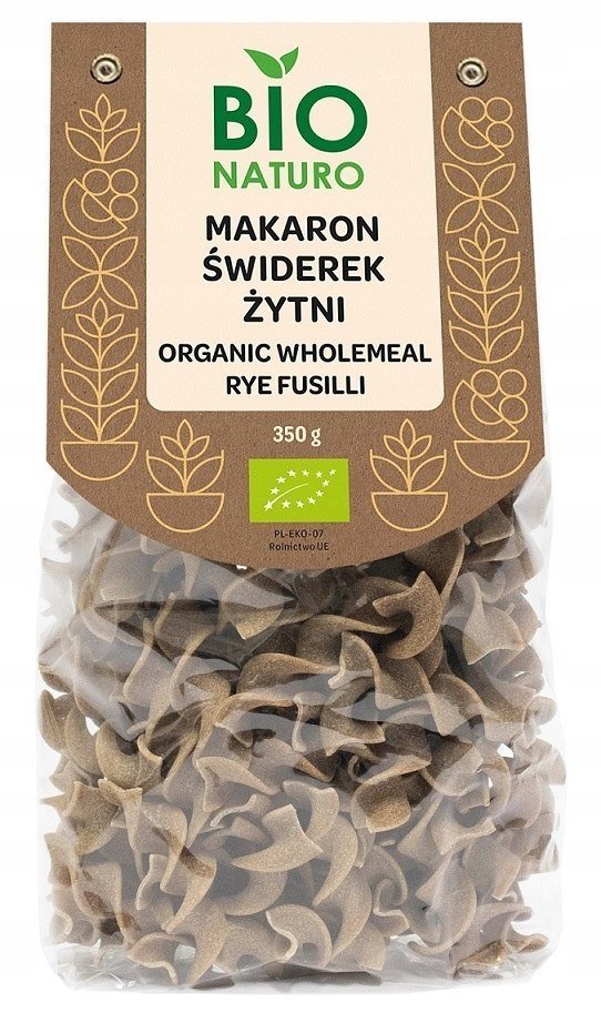 Makaron świderek żytni BIO 350g