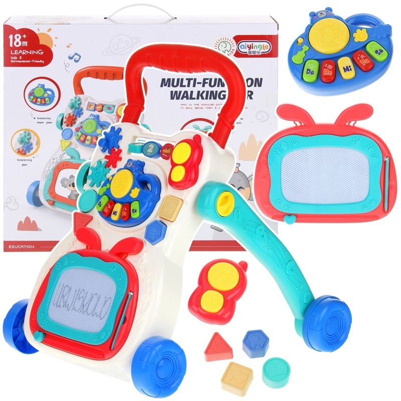 Nobo Kids, Interaktywny Chodzik Jeździk Pchacz Pianinko 3w1