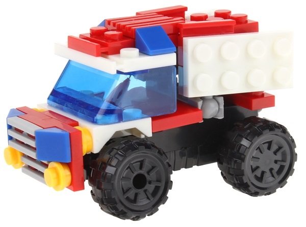 Nobo Kids, Klocki Konstrukcyjne 2w1 Straż Pożarna Ambulance