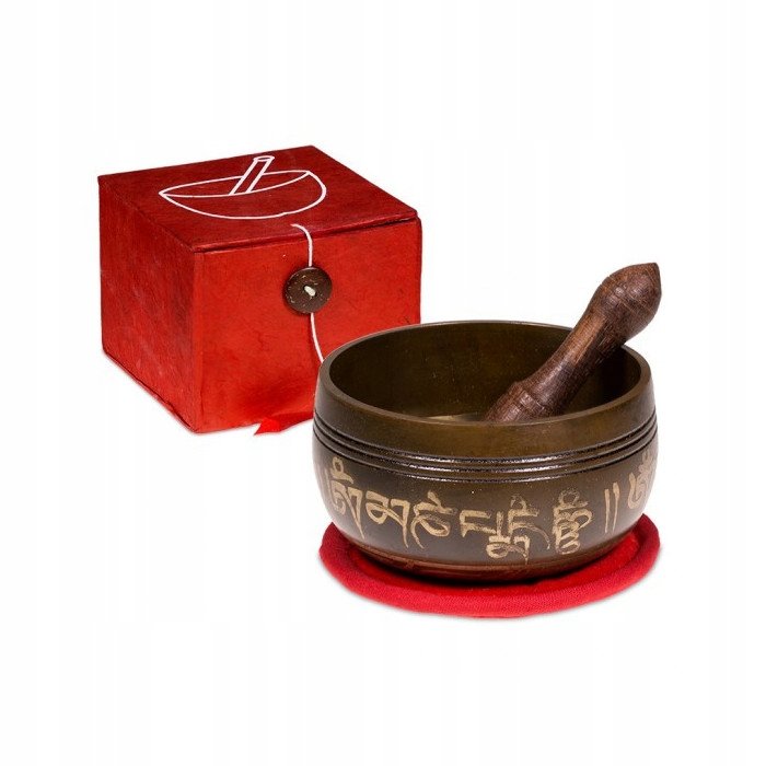 Misa Tybetańska Zestaw Buddyzm Misa Grająca Red