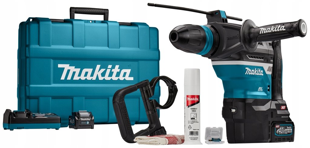 MŁOTOWIERTARKA AKUMULOTOROWA SDS-MAX 40V XGT AWS 2*4.0AH MAKITA